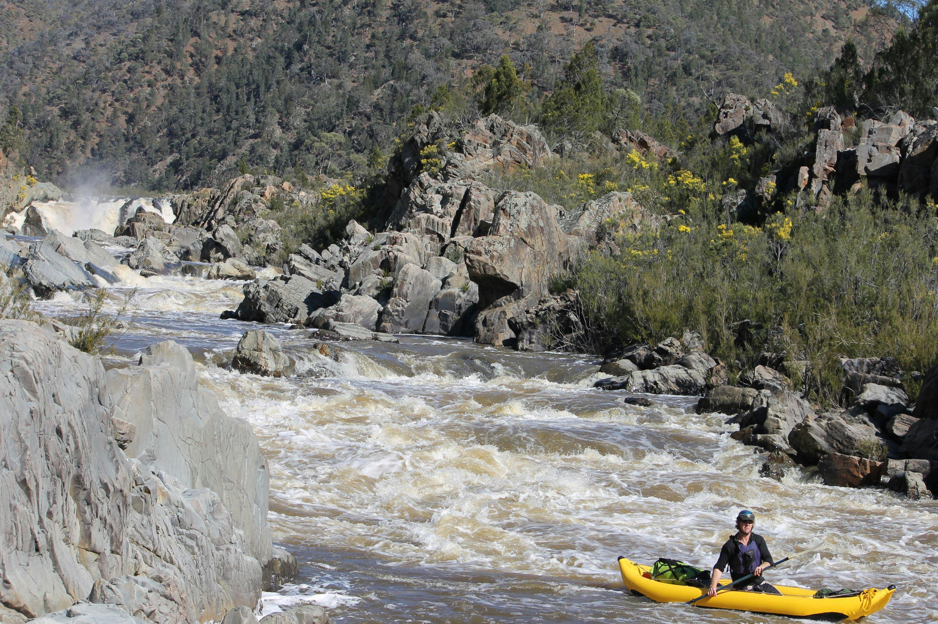The Snowy River below Snowy Falls, Byadbo Wilderness 5 day kayak tour