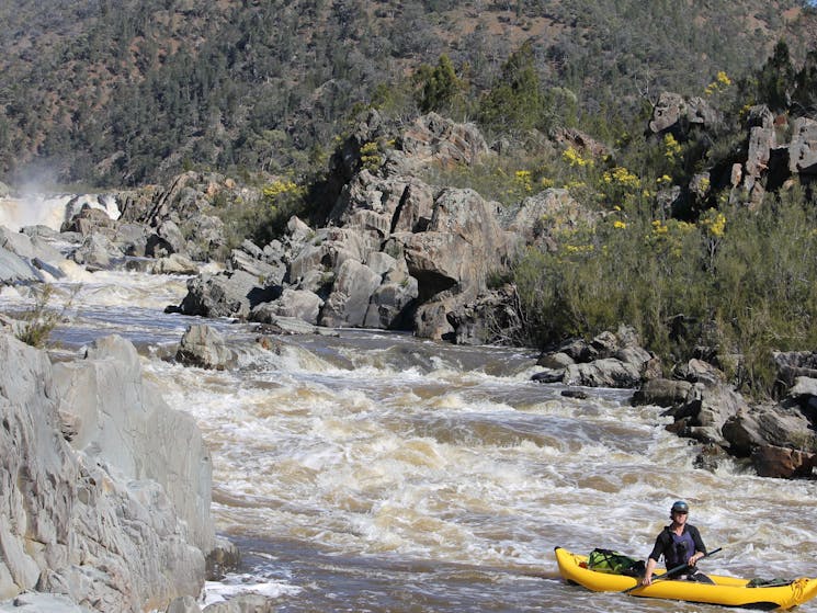 The Snowy River below Snowy Falls, Byadbo Wilderness 5 day kayak tour