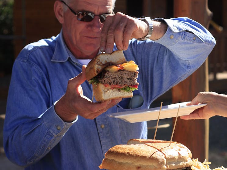 Nindigully Pub - Road Train Burger