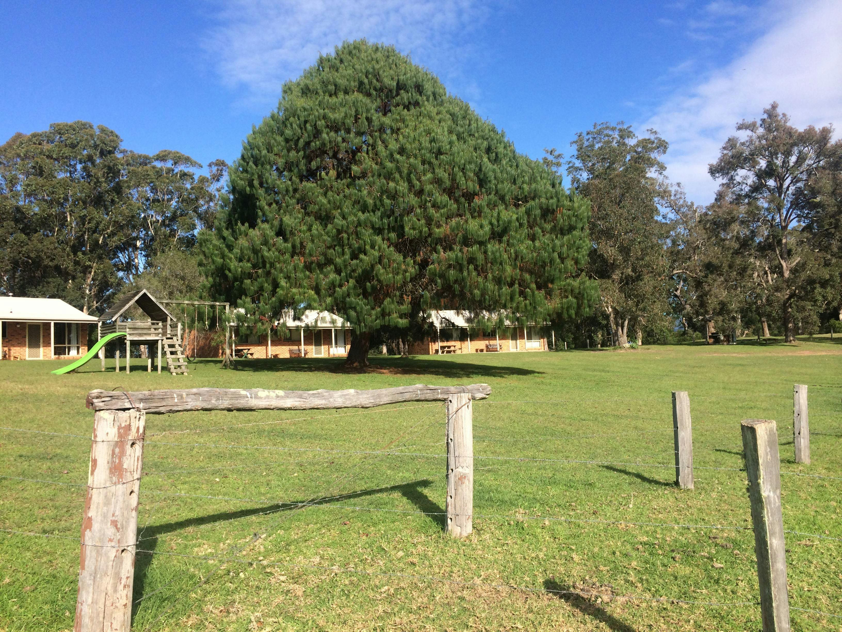 Three self-contained brick cottages