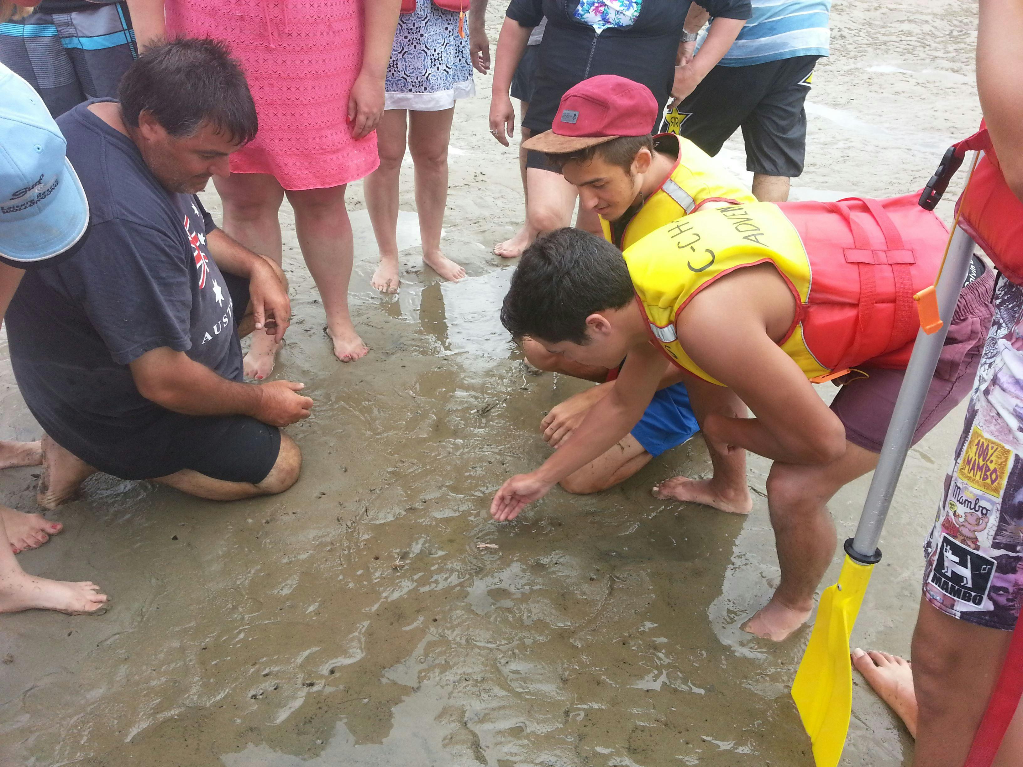 Starting the yabby race with C-Change Adventures
