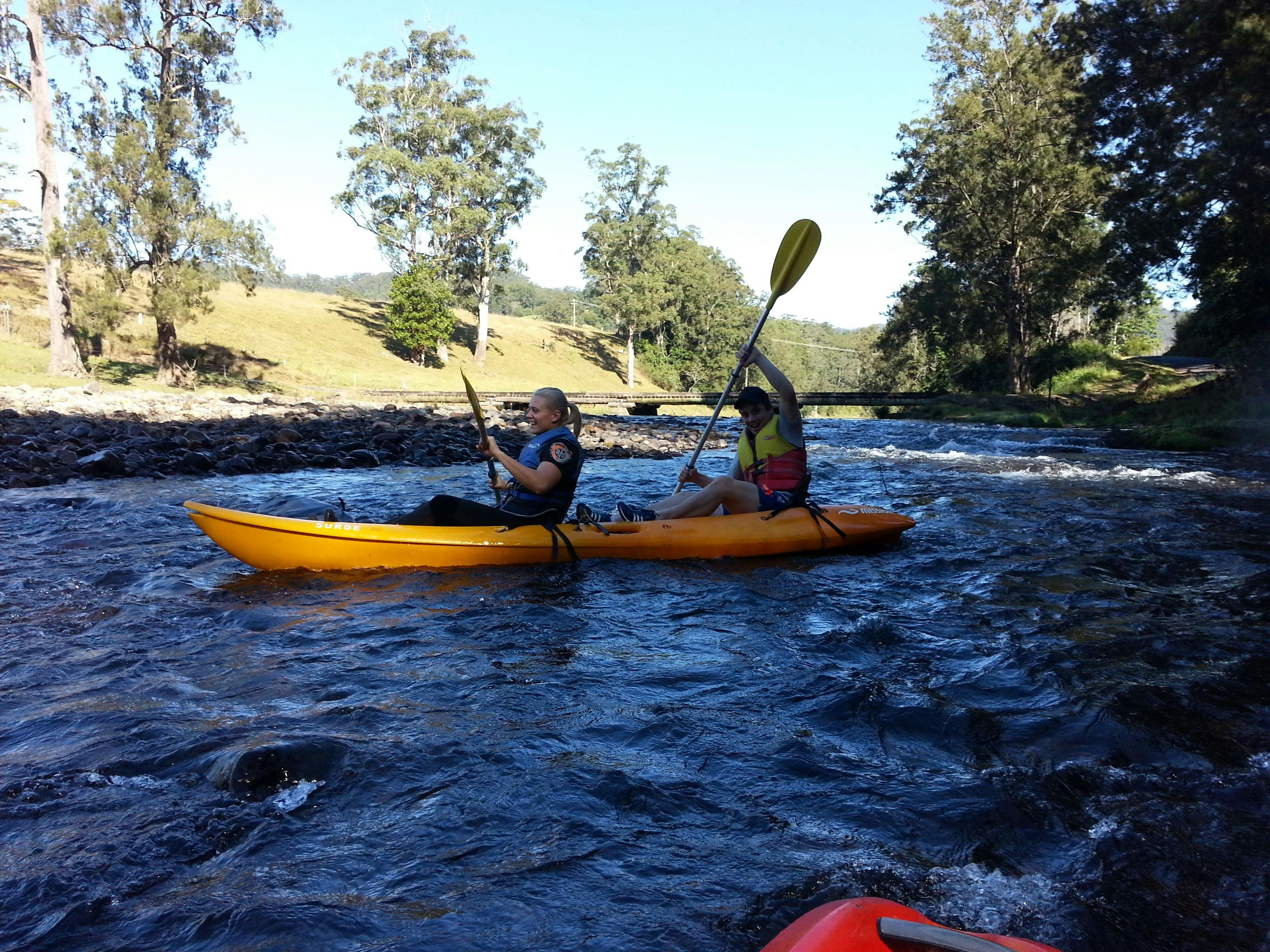 Paddling Upper Bellingen River with C-Change Adventues