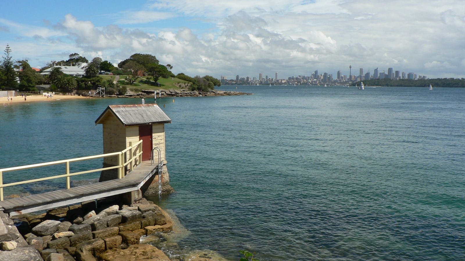 View of Harbour and Sydney Skyline.