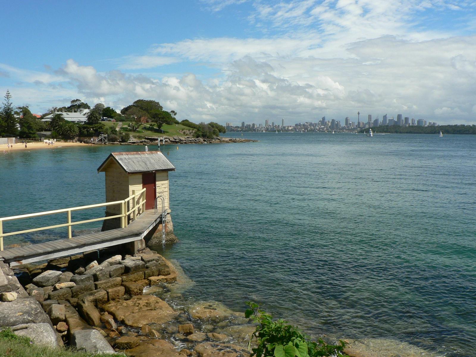 View of Harbour and Sydney Skyline.