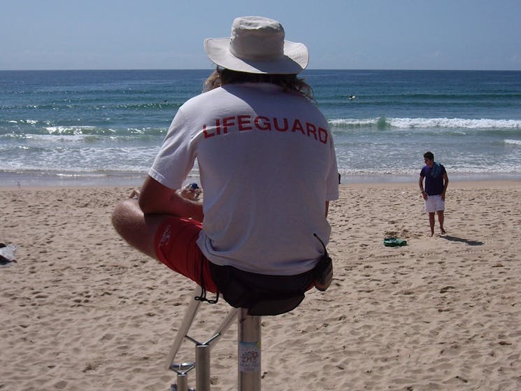 Life guard on duty