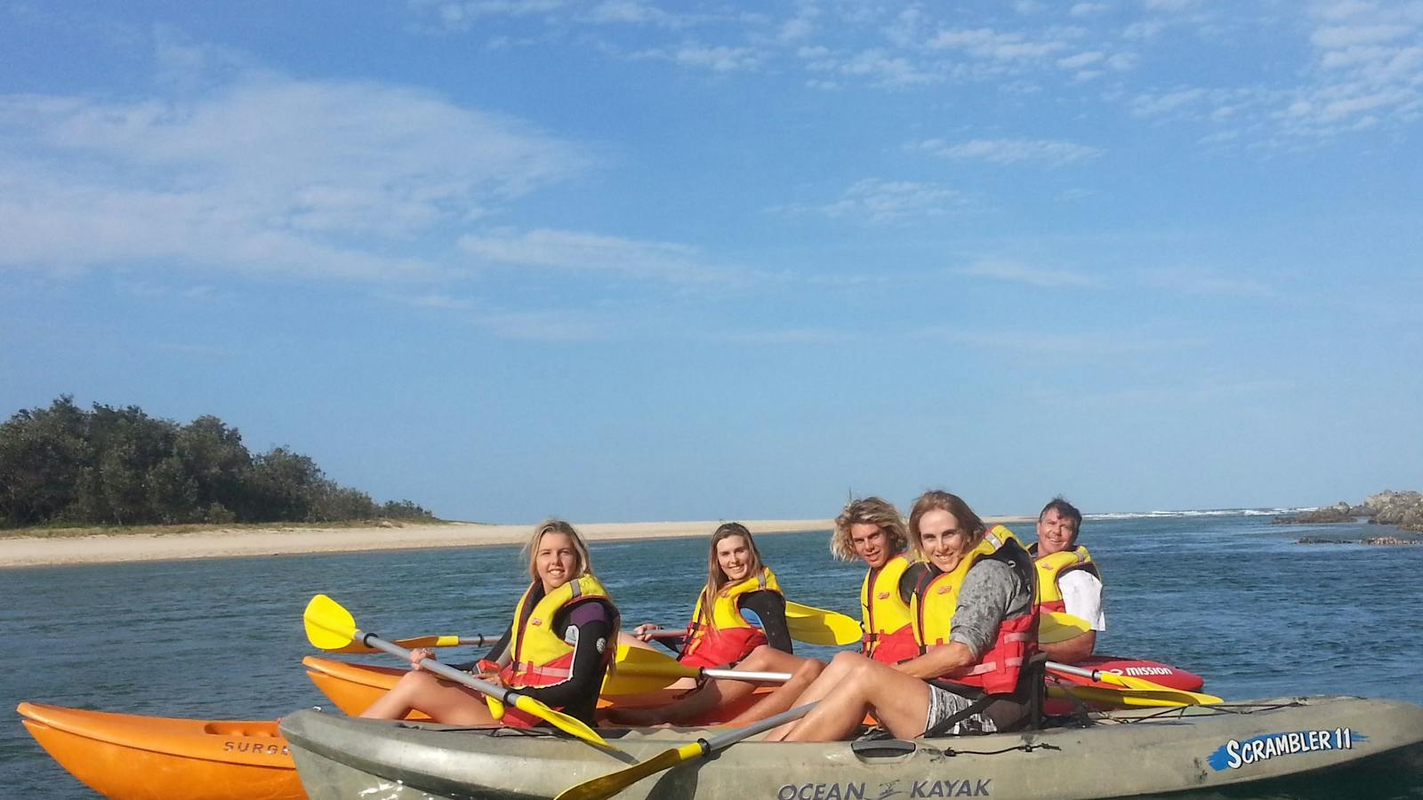 Boambee Creek kayak with C-Change Adventures