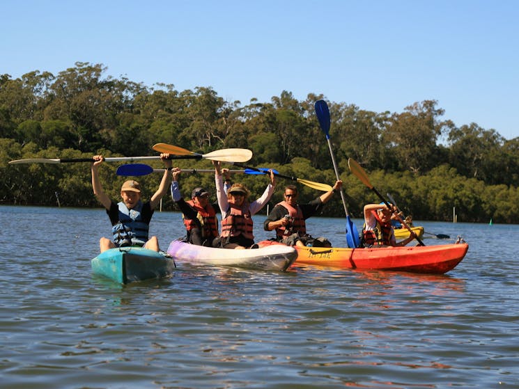 People Kayaking on the Brunswick River
