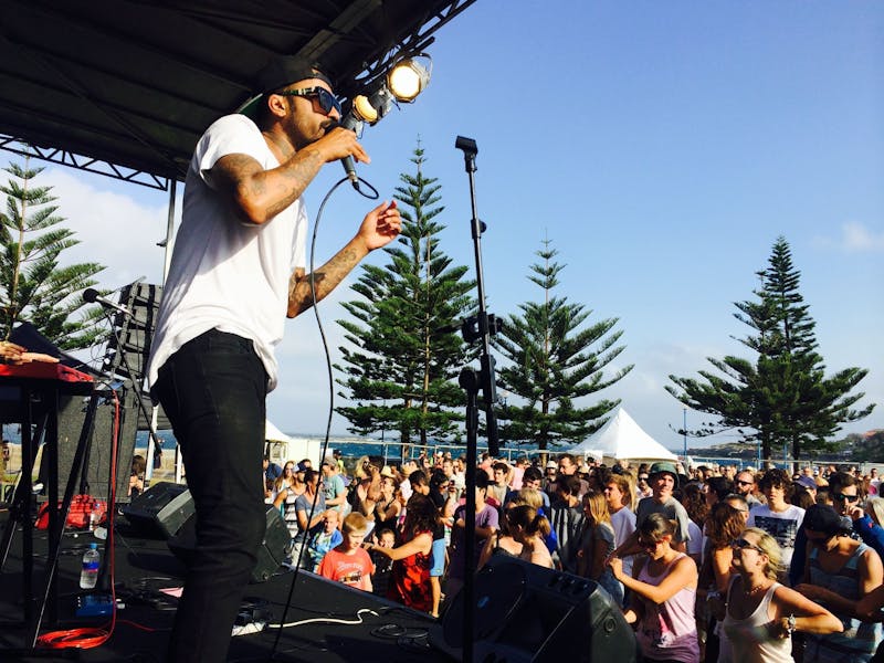Martini Club perform at the Taste of Coogee event