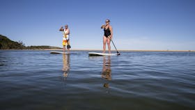 Couple Paddling with C-Change Adventures