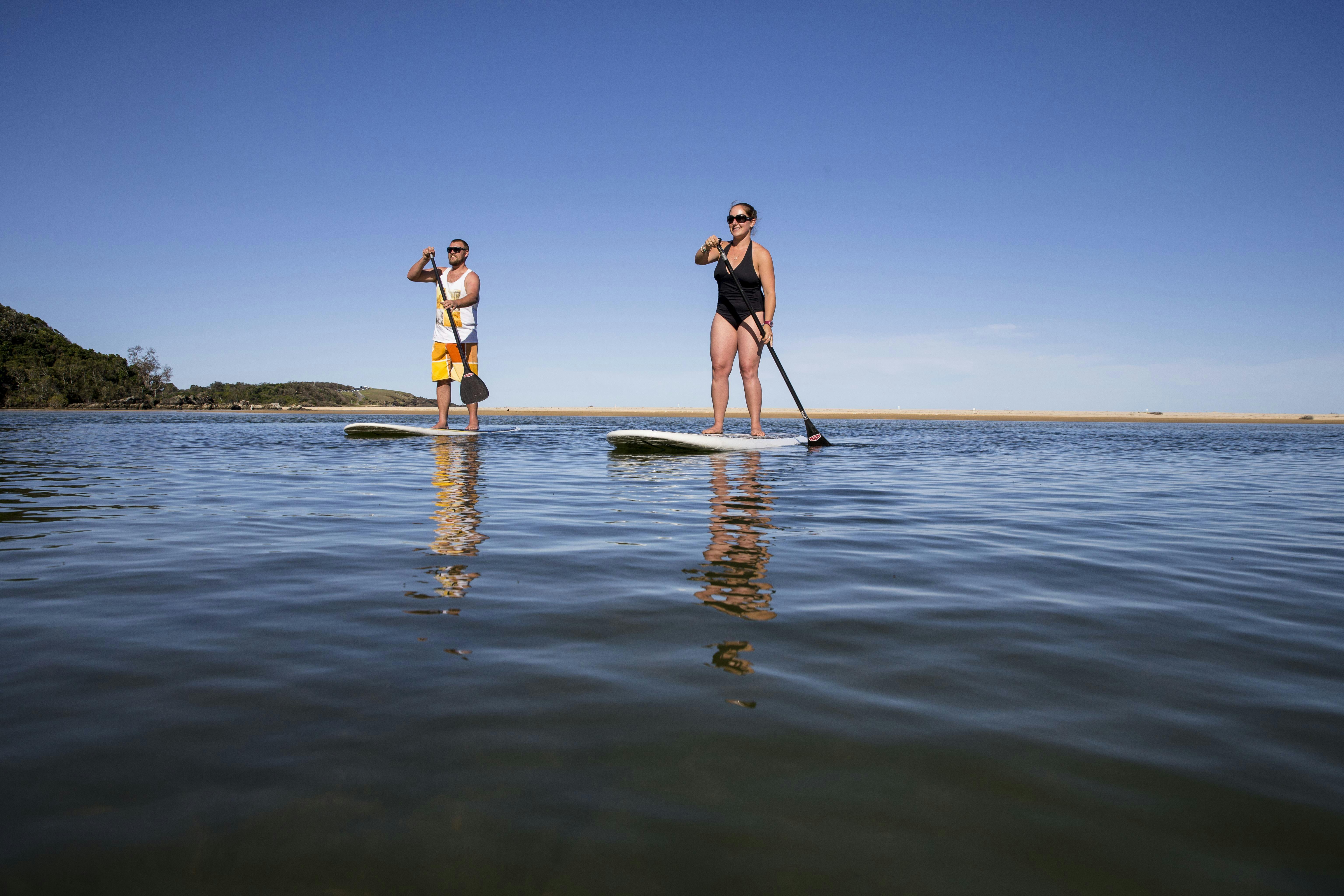 Couple Paddling with C-Change Adventures