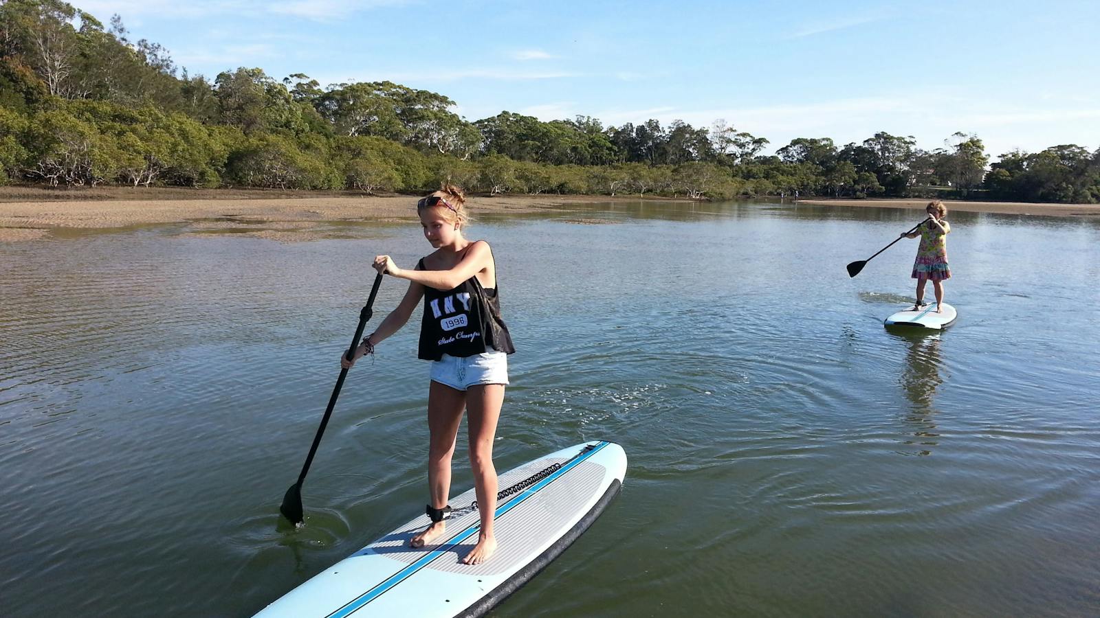 Cruising down Coffs Creek with C-Change Adventures