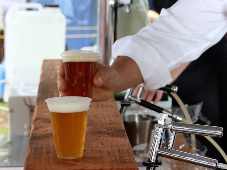 Local Beer. Image supplied by Sapphire Coast Tourism