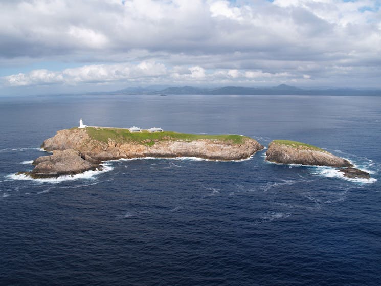 South Solitary Island is located 18km offshore from Coffs Harbour