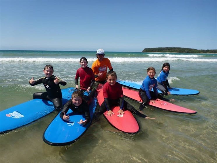 The best start in surfing for kids