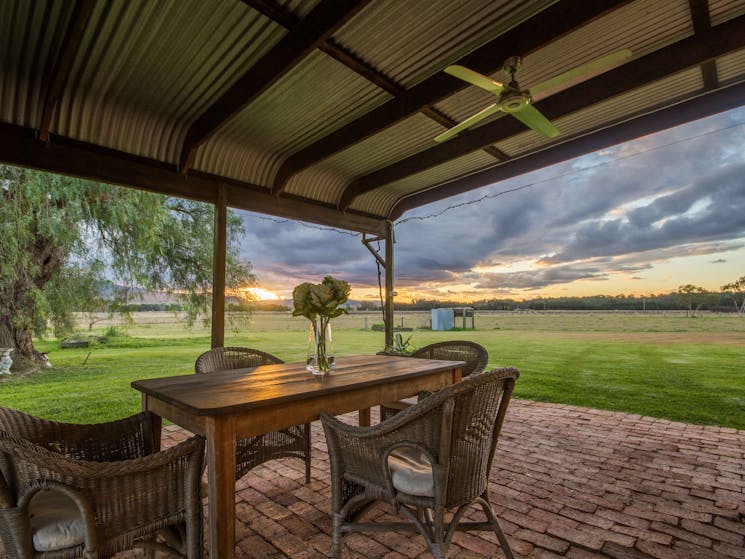 Sunset patio