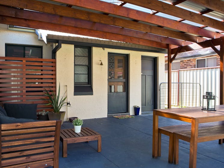 Outdoor Area at Casa Dolce, Orange, NSW