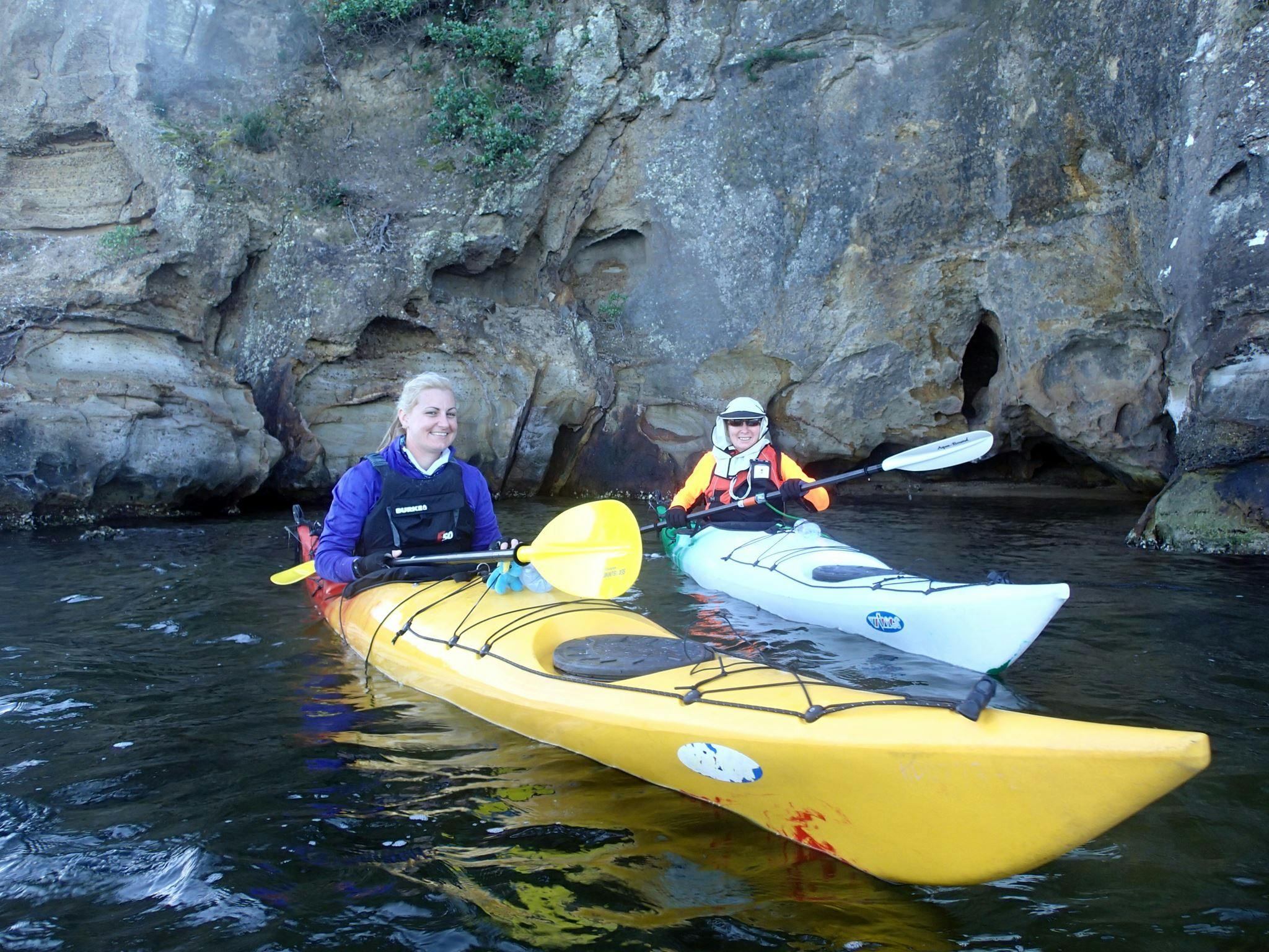 Kayaking on Lake Macquarie, NSW