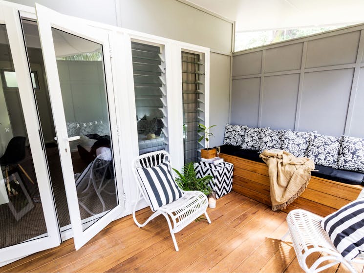 Outside living space in every room