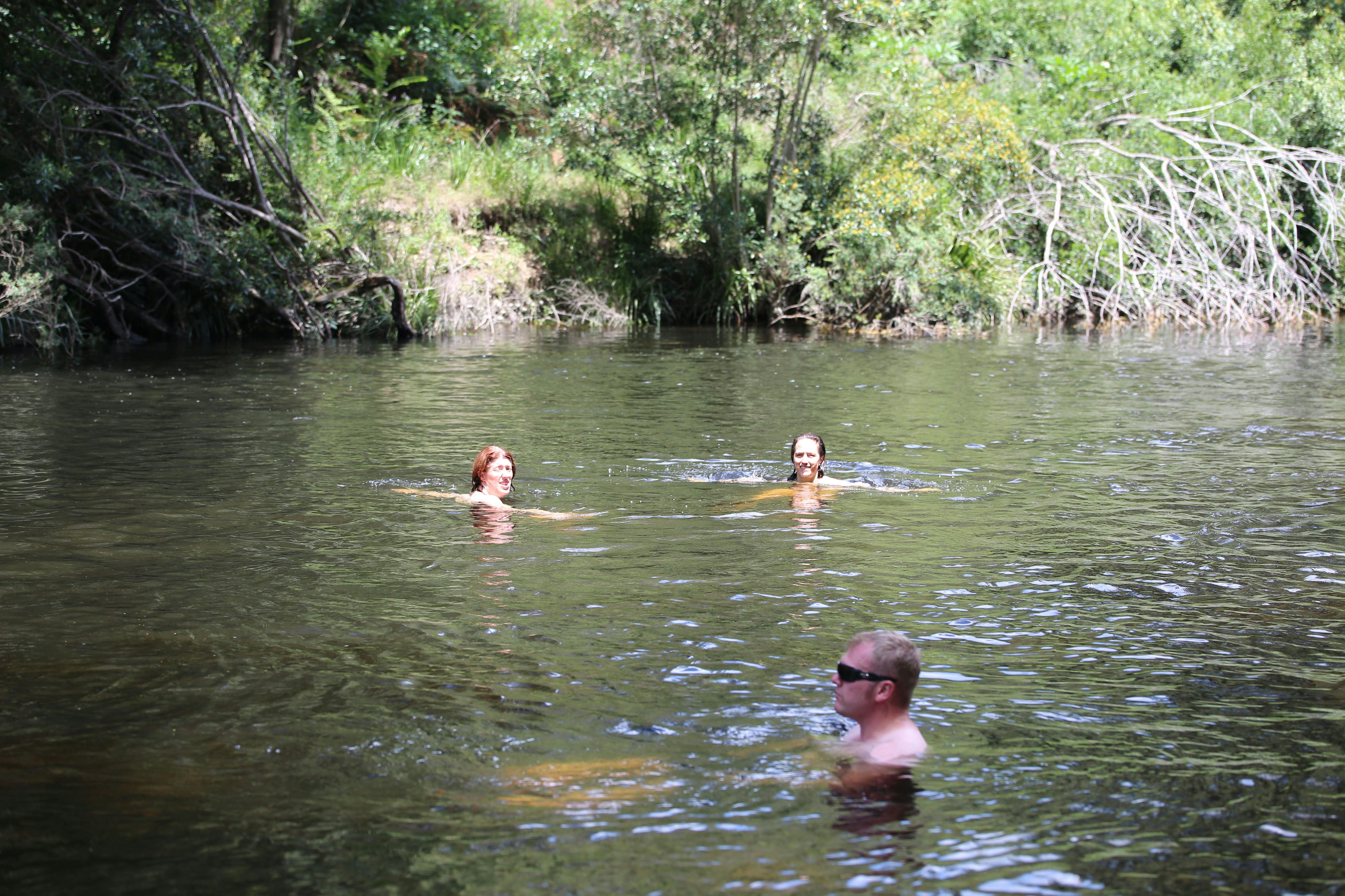 The Steps Campground - easy swimming spots