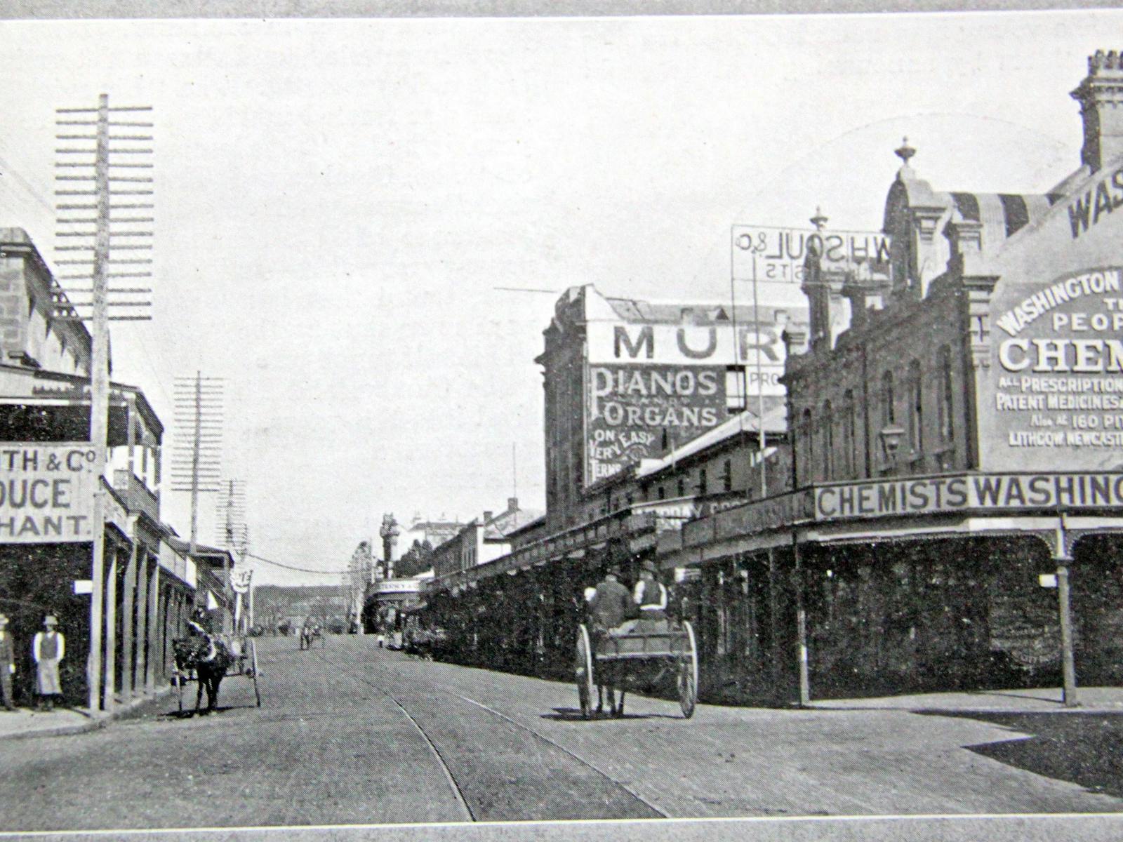 Shops line Church Street