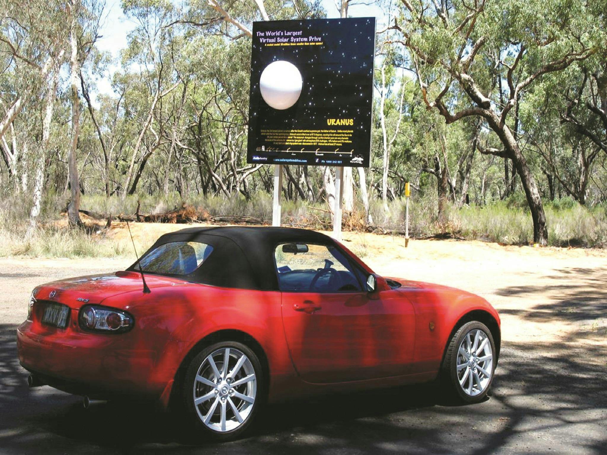 Worlds Largest Virtual Solar System Drive in Coonabarabran - The Fold ...