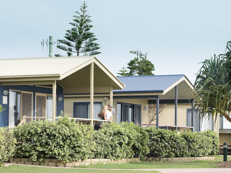 Front view cabins
