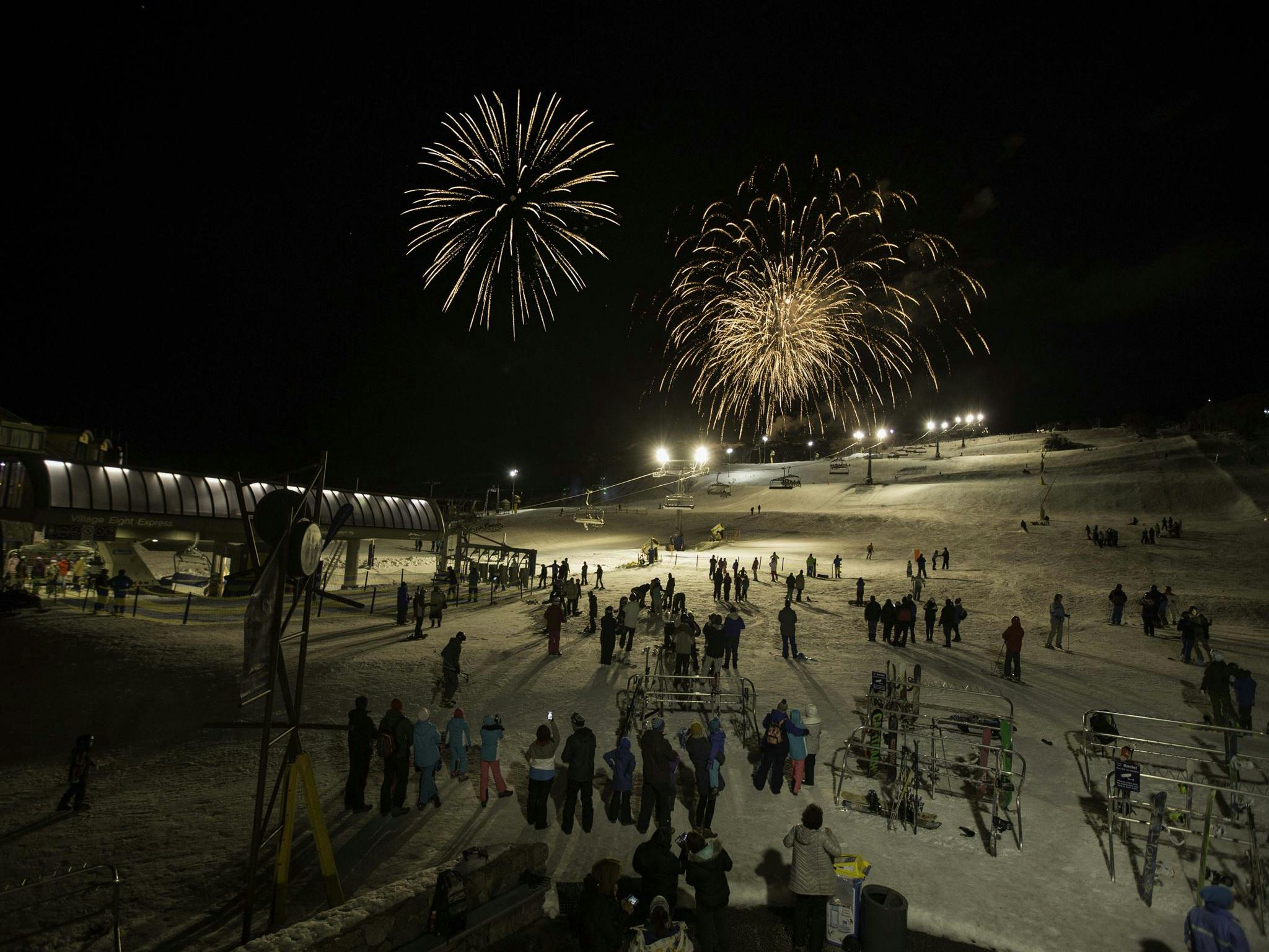 Fireworks at Perisher