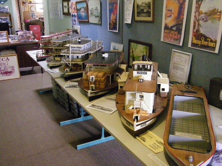 Riverboat Rod’s Model Paddle Steamer Display 