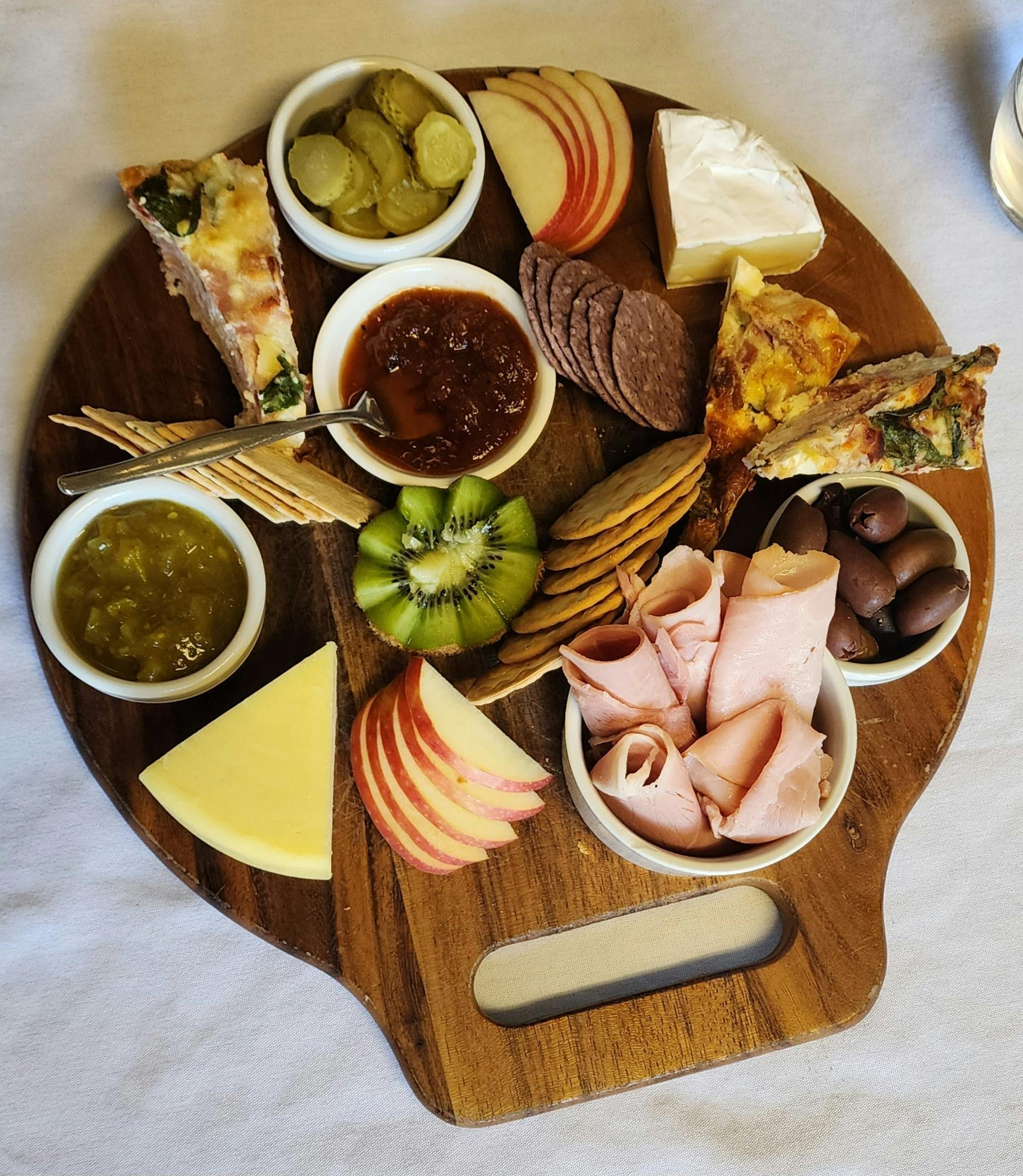 Albany Tours lunch platter at Plantagenet Wines