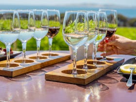 Wine tasting at Boston Bay Wines