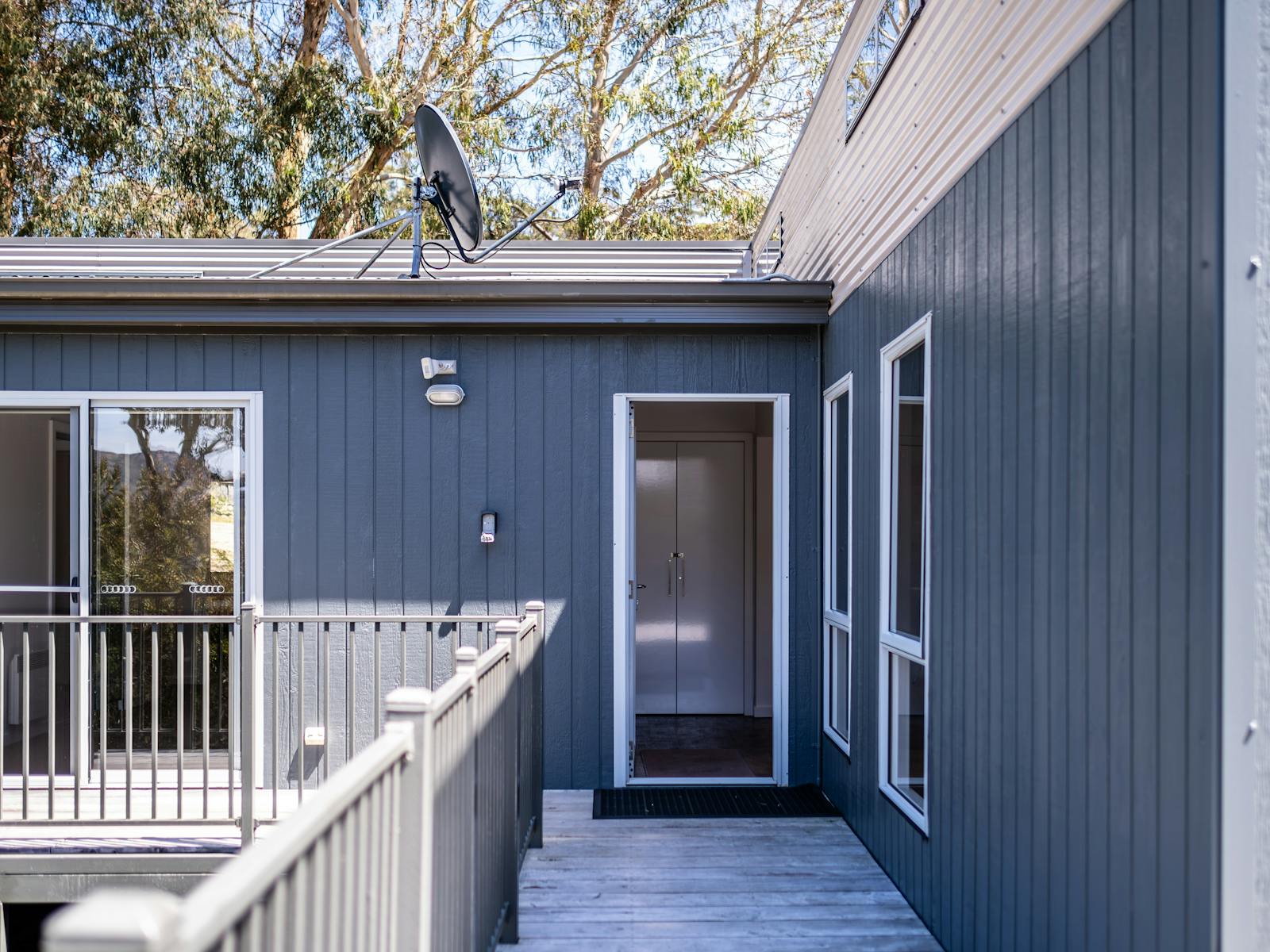 Wrap around deck and entry way