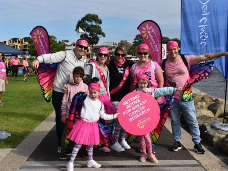 Family Group at finish line