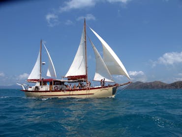 Boat sailing