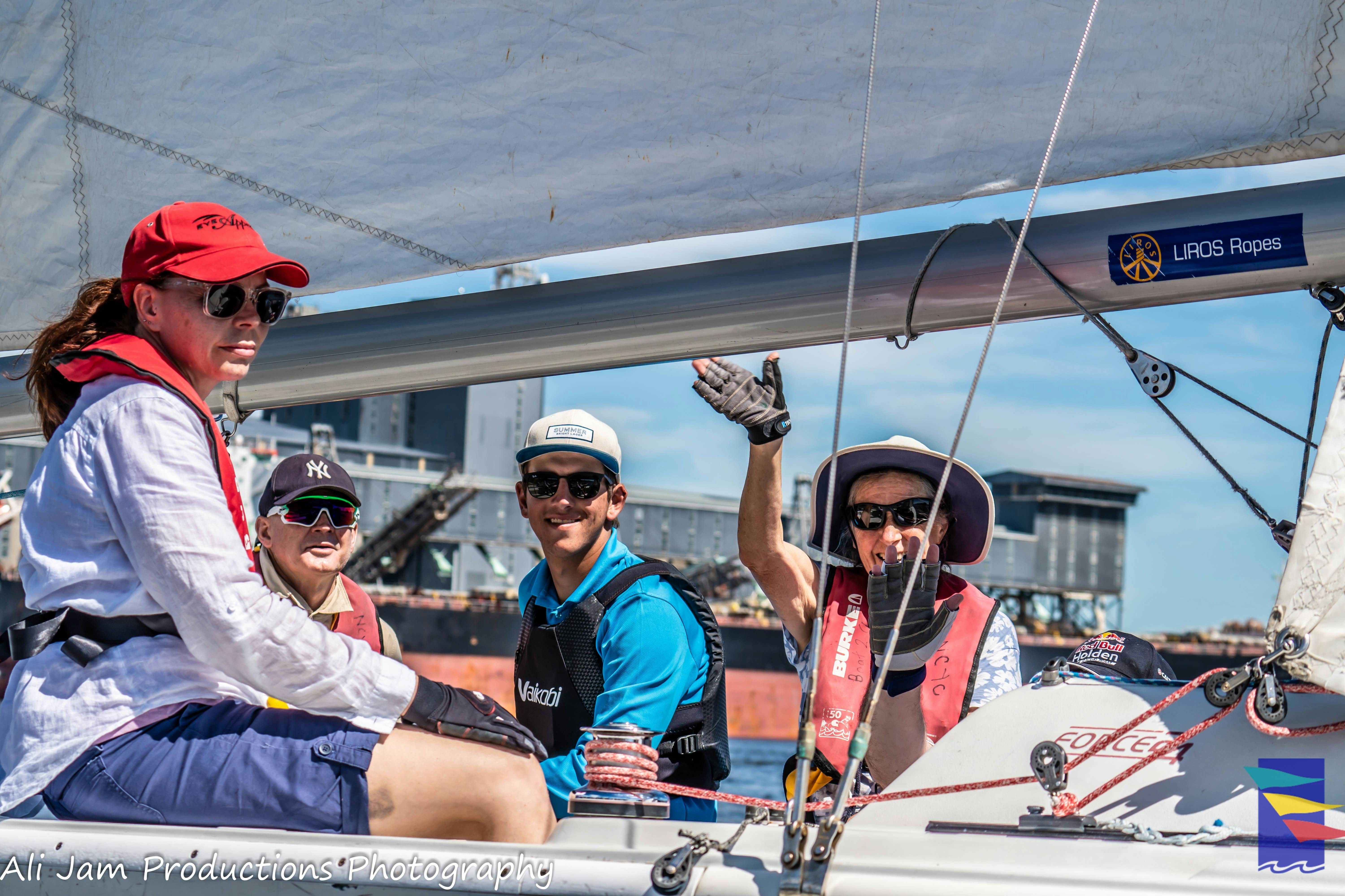 Sailing fun on Newcastle Harbour