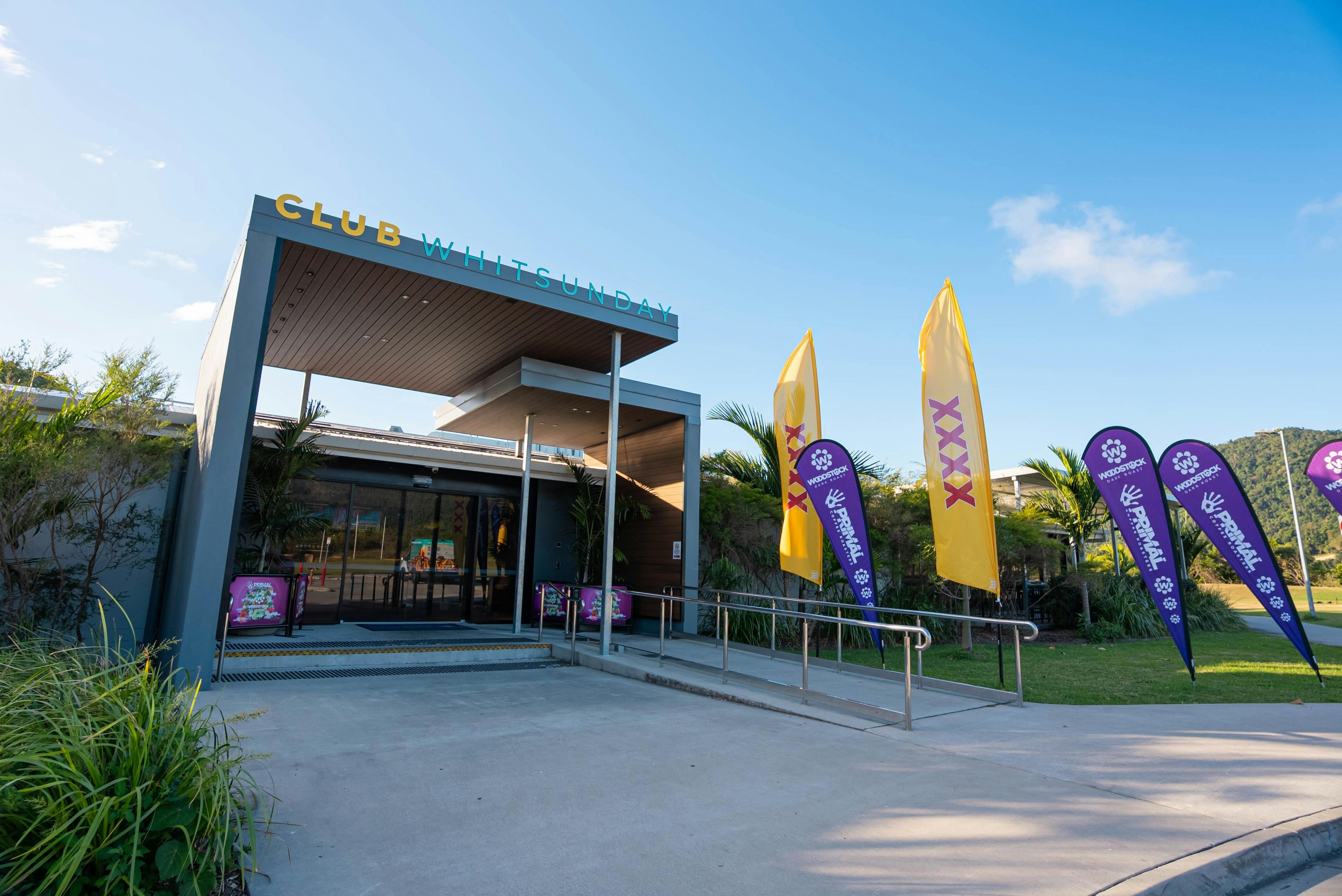 Welcome to Club Whitsunday!  Accessible, air-conditioned venue based in Airlie Beach.