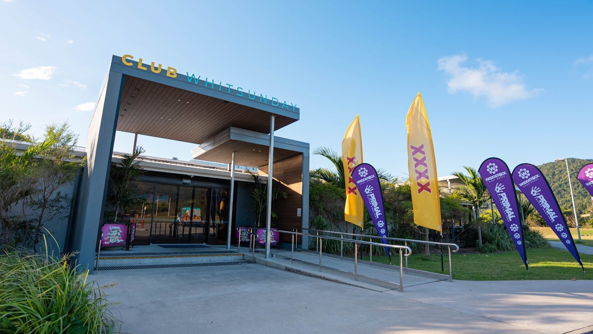 Club Whitsunday main entrance graphic