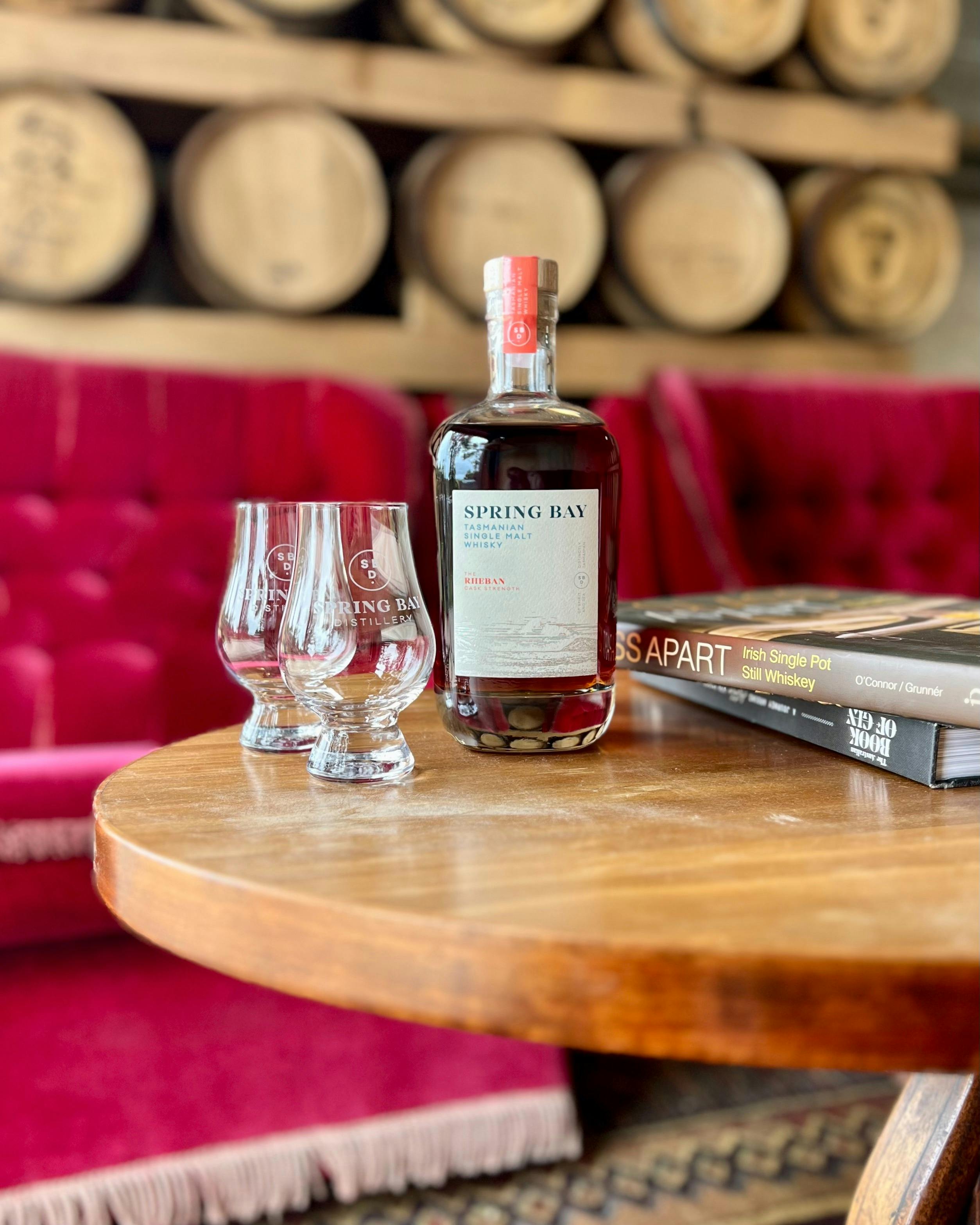 Velvet Chair, Whisky and Barrels