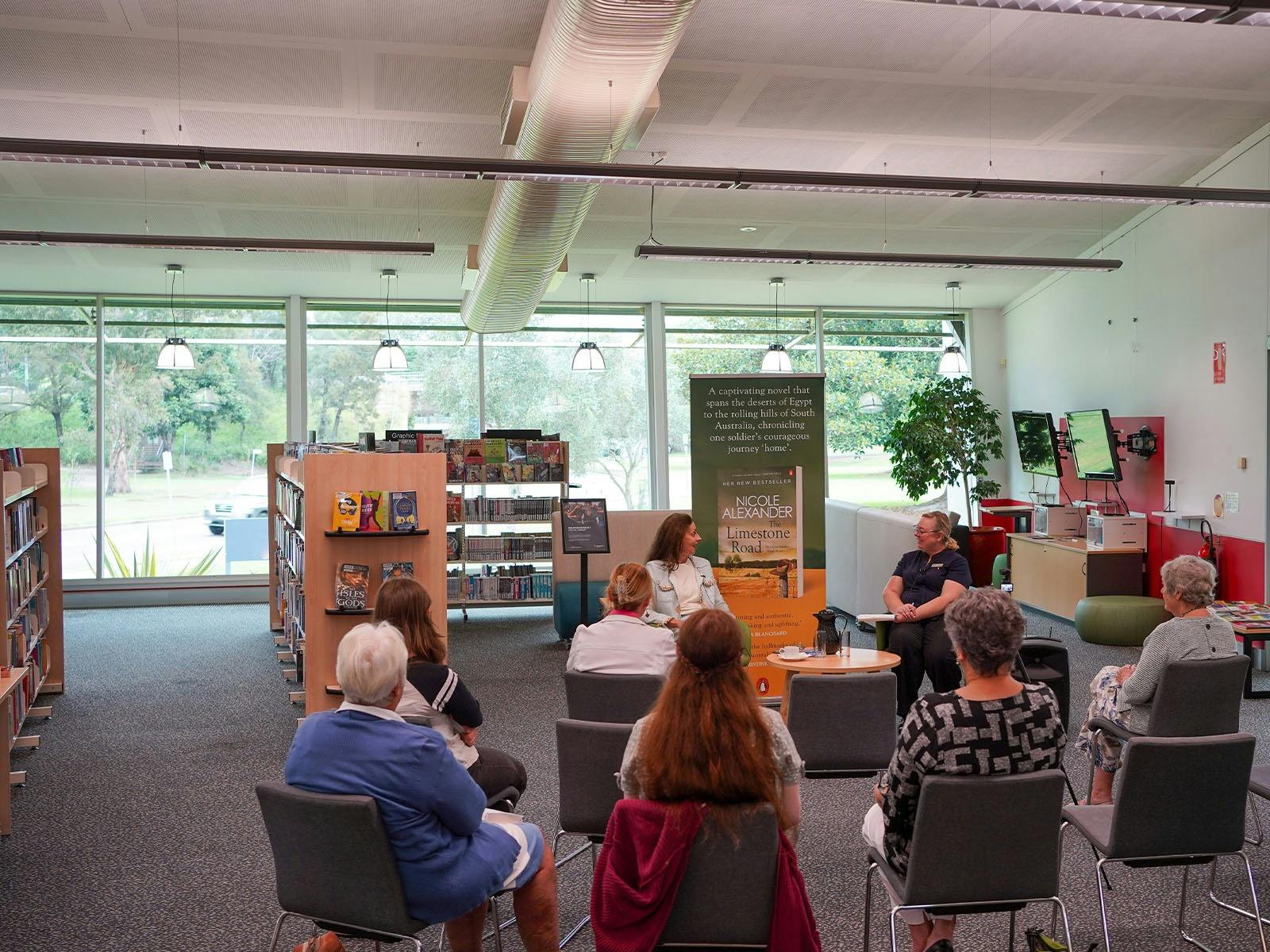 Nicole Alexander Auhtor Talk as part of the Singleton Speaker Series in conversation