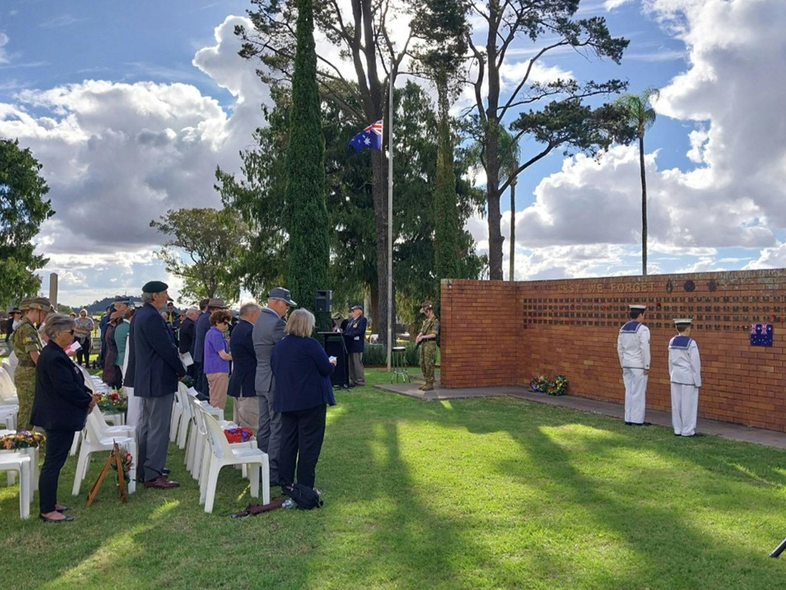 The Cross of Sacrifice - ANZAC Commemorative Service - Toowoomba and Drayton Cemetary