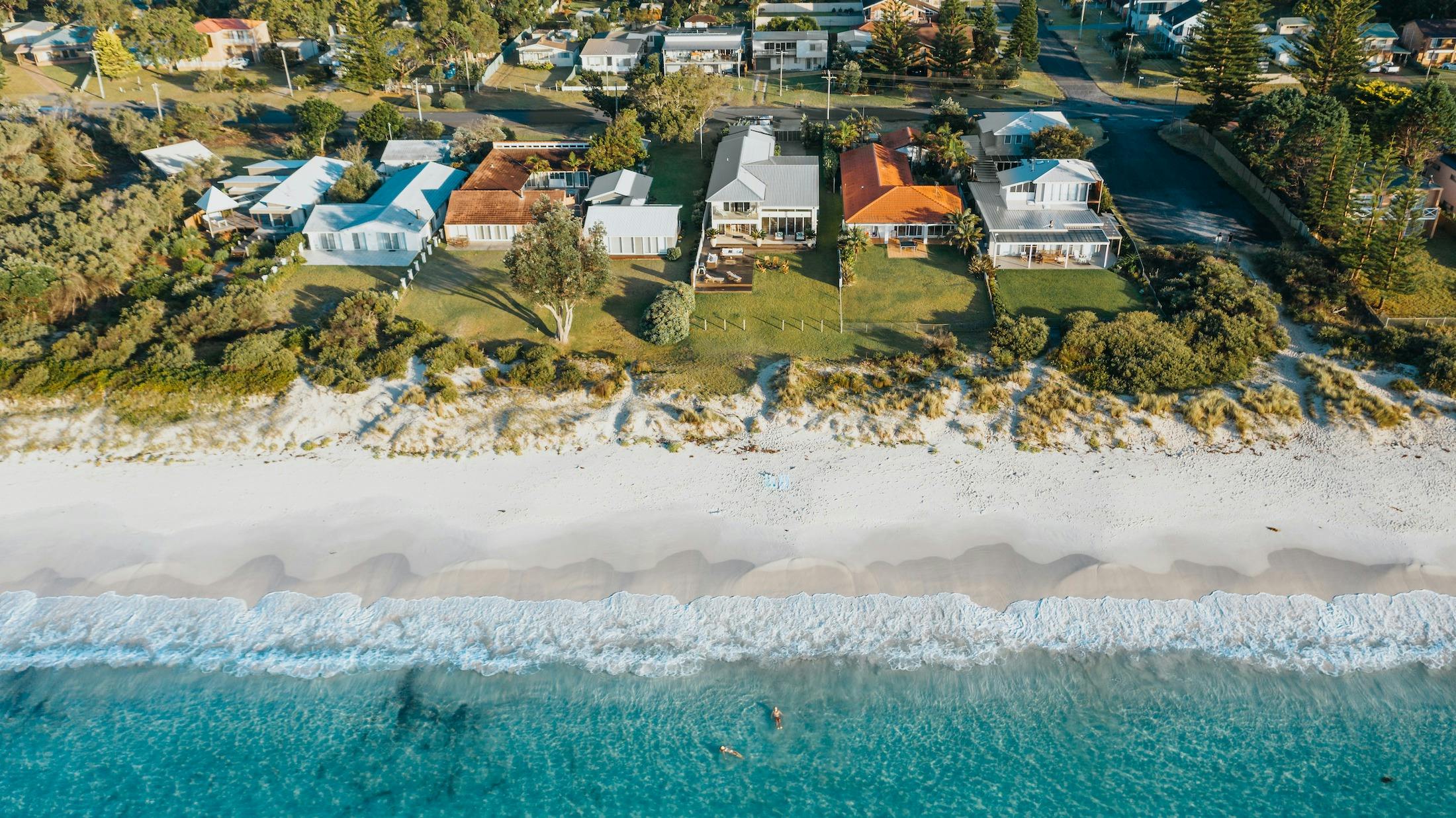 Atra at Callala beach beachfront luxury holiday home for rent callala beach jervis bay