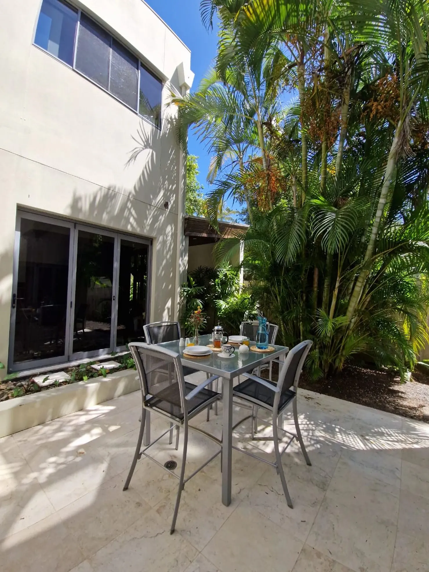 Outdoor courtyard