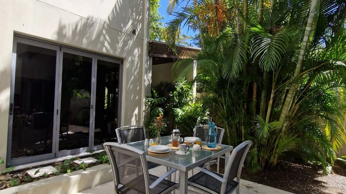 Outdoor courtyard