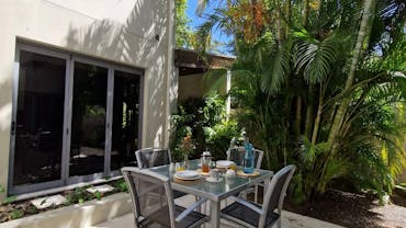 Outdoor courtyard