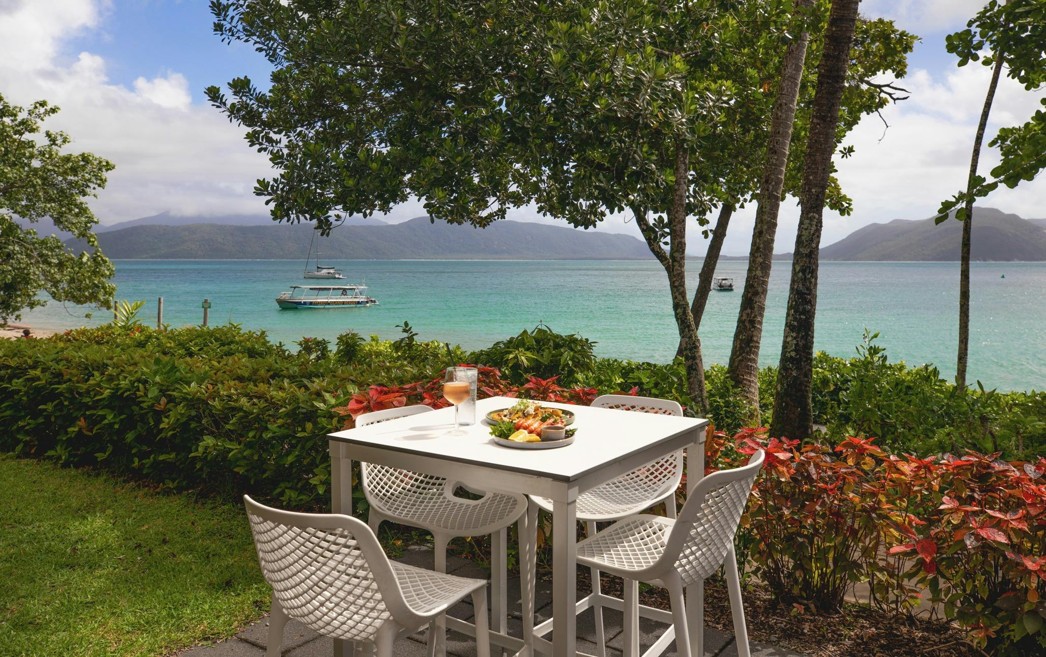 Lunch with a view at Fitzroy Island with Sunlover