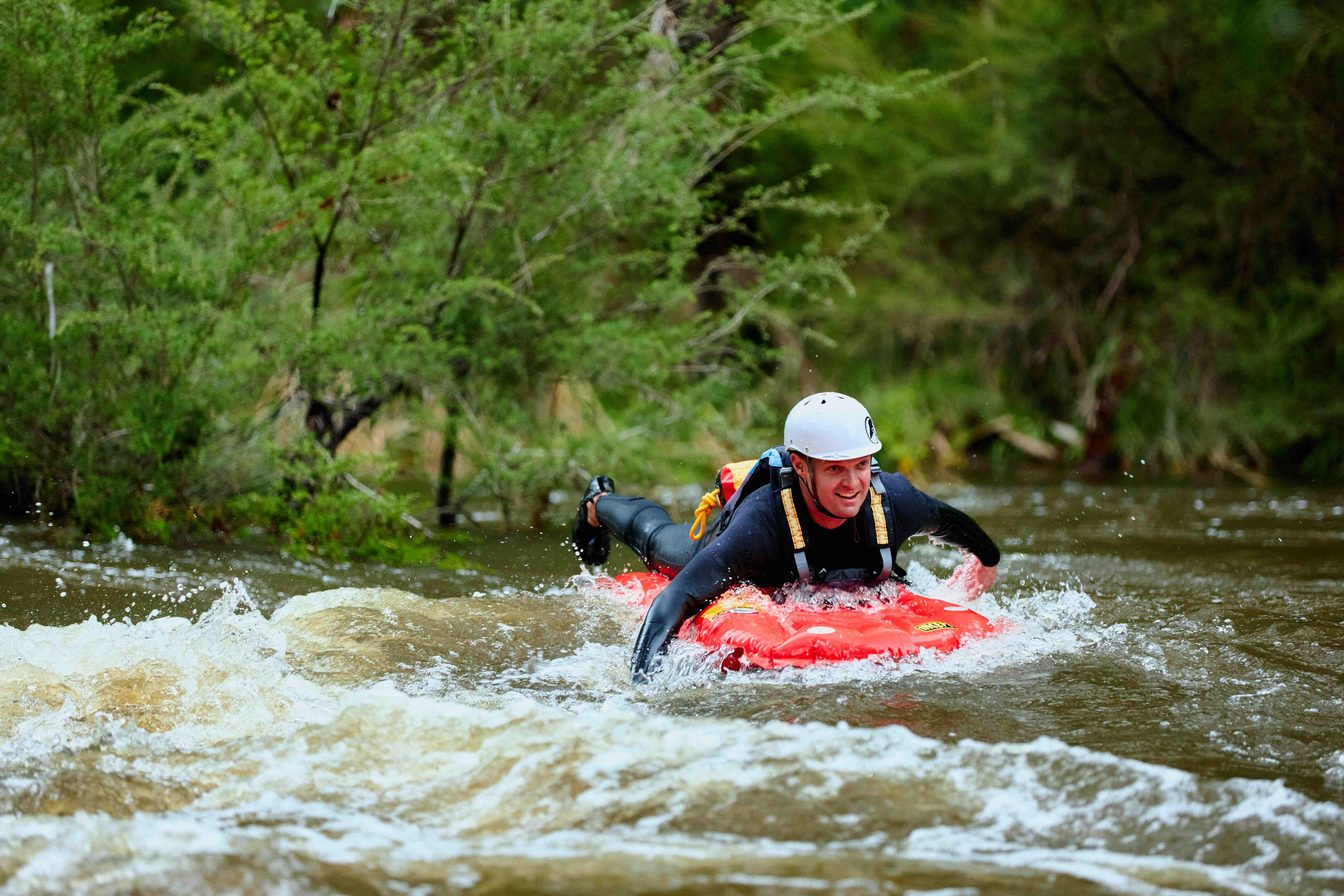 Take on grade 1 & 2 rapids with the assistance of a professional river guide.