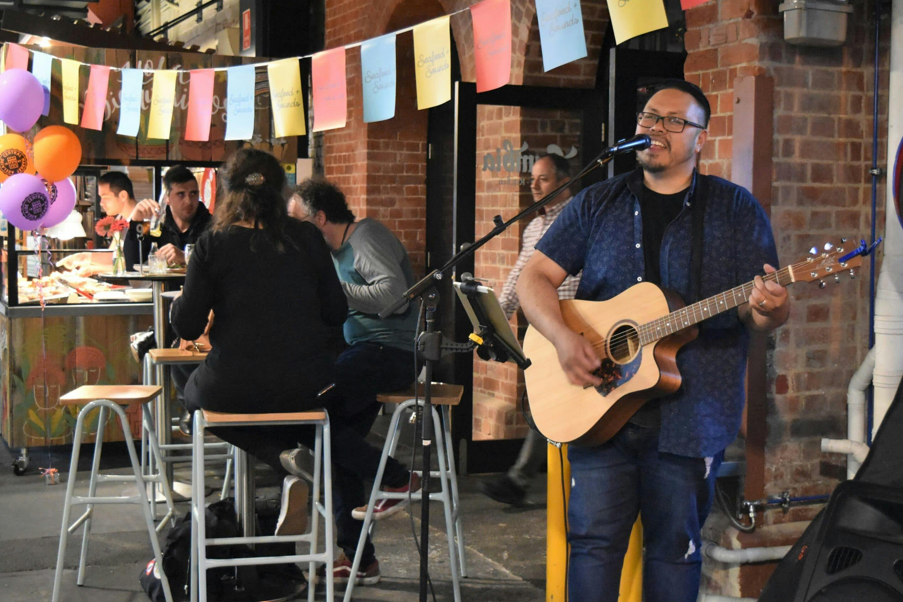 Experience Adelaide Live Music at the Adelaide Central Market
