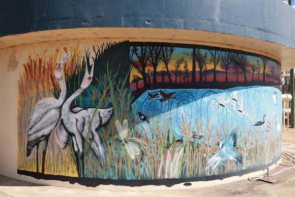 Water Tanks Celebration Mural