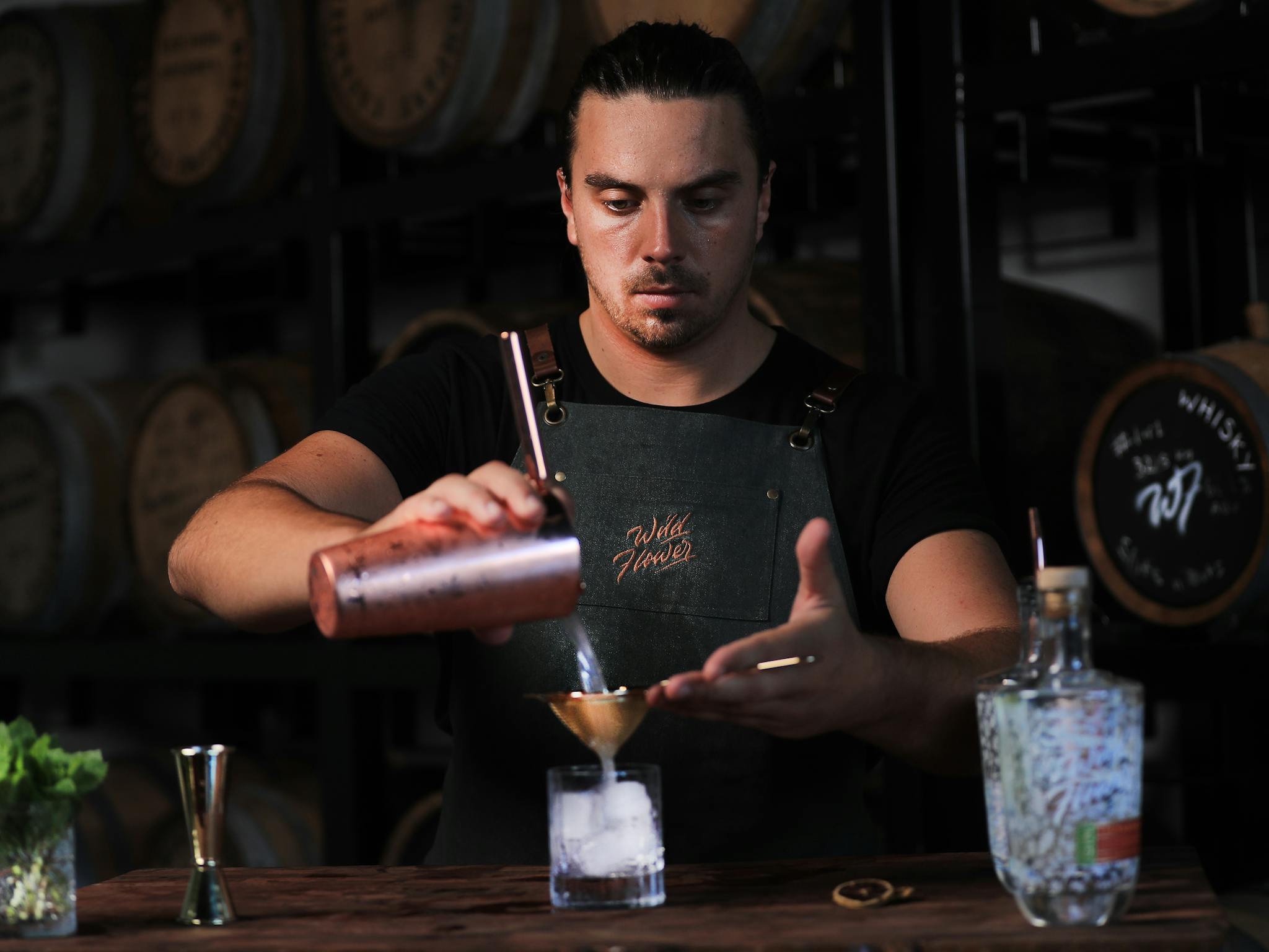 Cocktail making Cocktail making