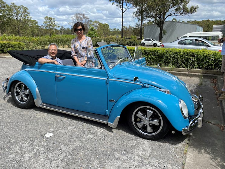 Twisted Vine Unique Tours - Half day wine tour Tour in Joycie 67 VW Beetle Karman Cabriolet