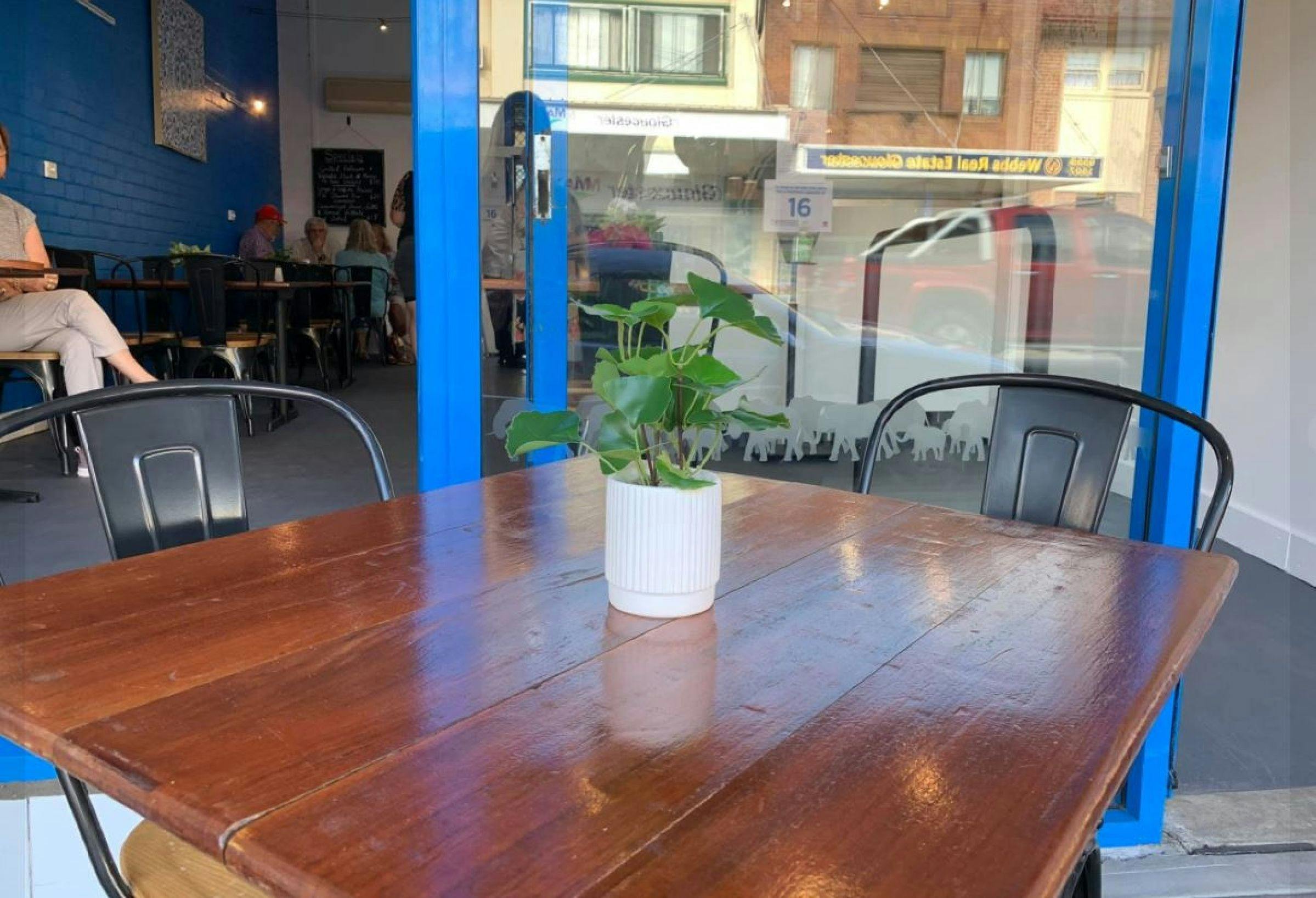 Outside table